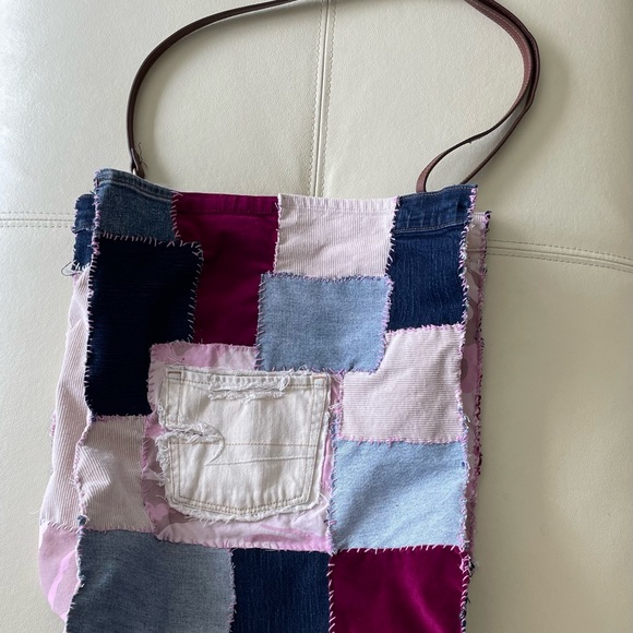 Unique handcrafted and stitched bag - Picture 2 of 2